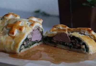 Kräuterfilet im Teig