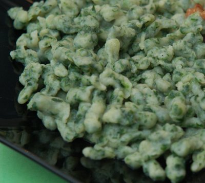 Grüne Spätzle