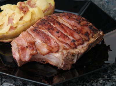 Gefüllte Schweinskoteletts